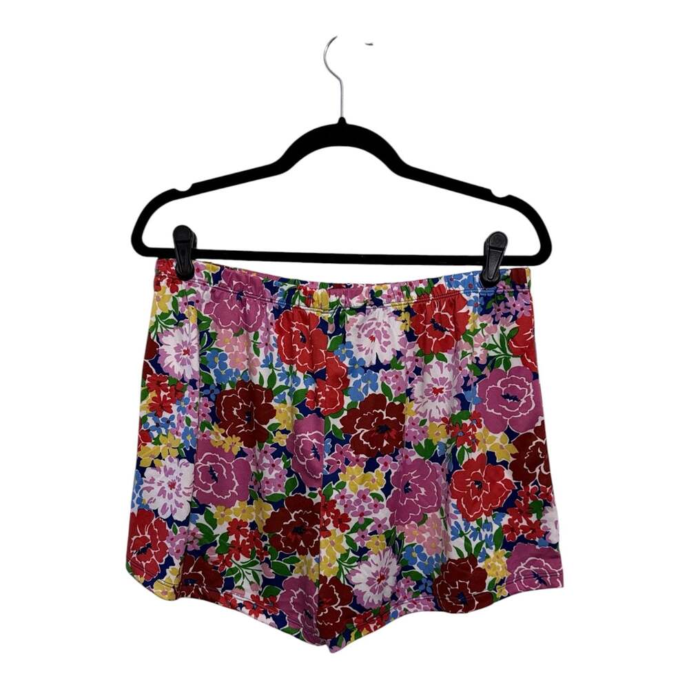 Size Large Kate Spade Women's Floral Print Two-Piece Shorts Pajama Set - Picture 4 of 4